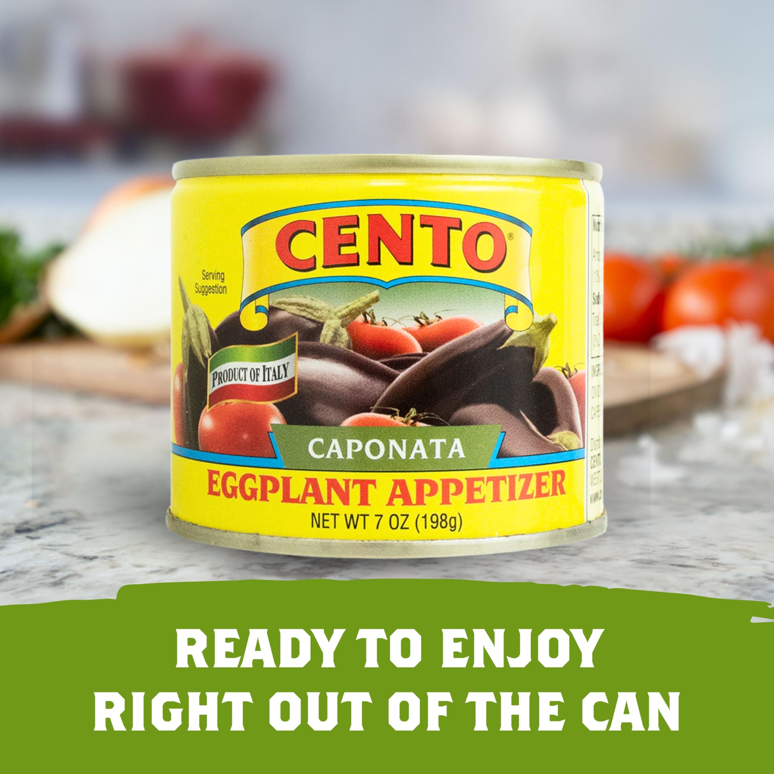 Amazon.com : Cento Caponata Eggplant Appetizer, 7 Oz (Pack of 12